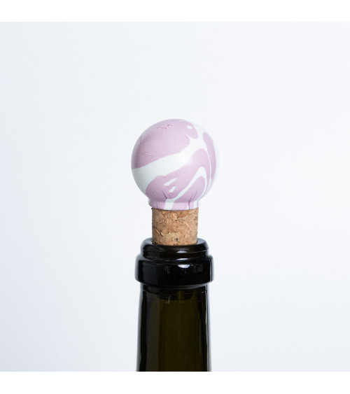 Bouton de meuble en bois de hêtre Lilas Ebru