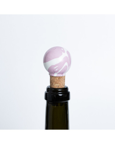 Bouton de meuble en bois de hêtre Lilas Ebru