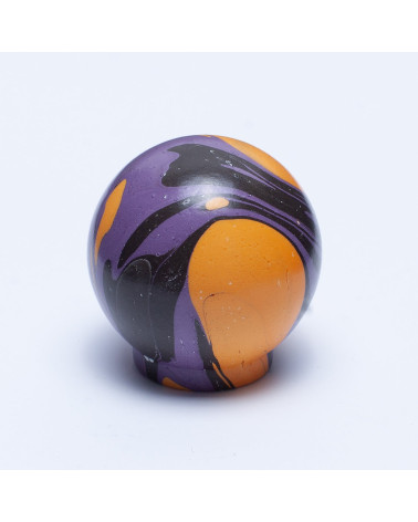 Bouton de meuble en bois de hêtre Violet Lune Ebru
