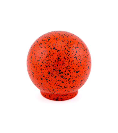 Bouton de meuble en bois de hêtre rouge et noir Mélange