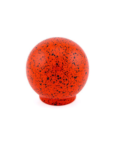 Bouton de meuble en bois de hêtre rouge et noir Mélange