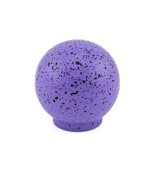 Bouton de meuble en bois de hêtre violet et noir Mélange