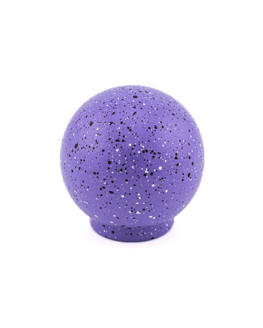 Bouton de meuble en bois de hêtre violet et noir et blanc Mélange