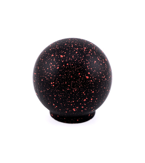 Bouton de meuble en bois de hêtre noir et rouge Mélange