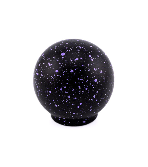 Bouton de meuble en bois de hêtre noir et violet Mélange