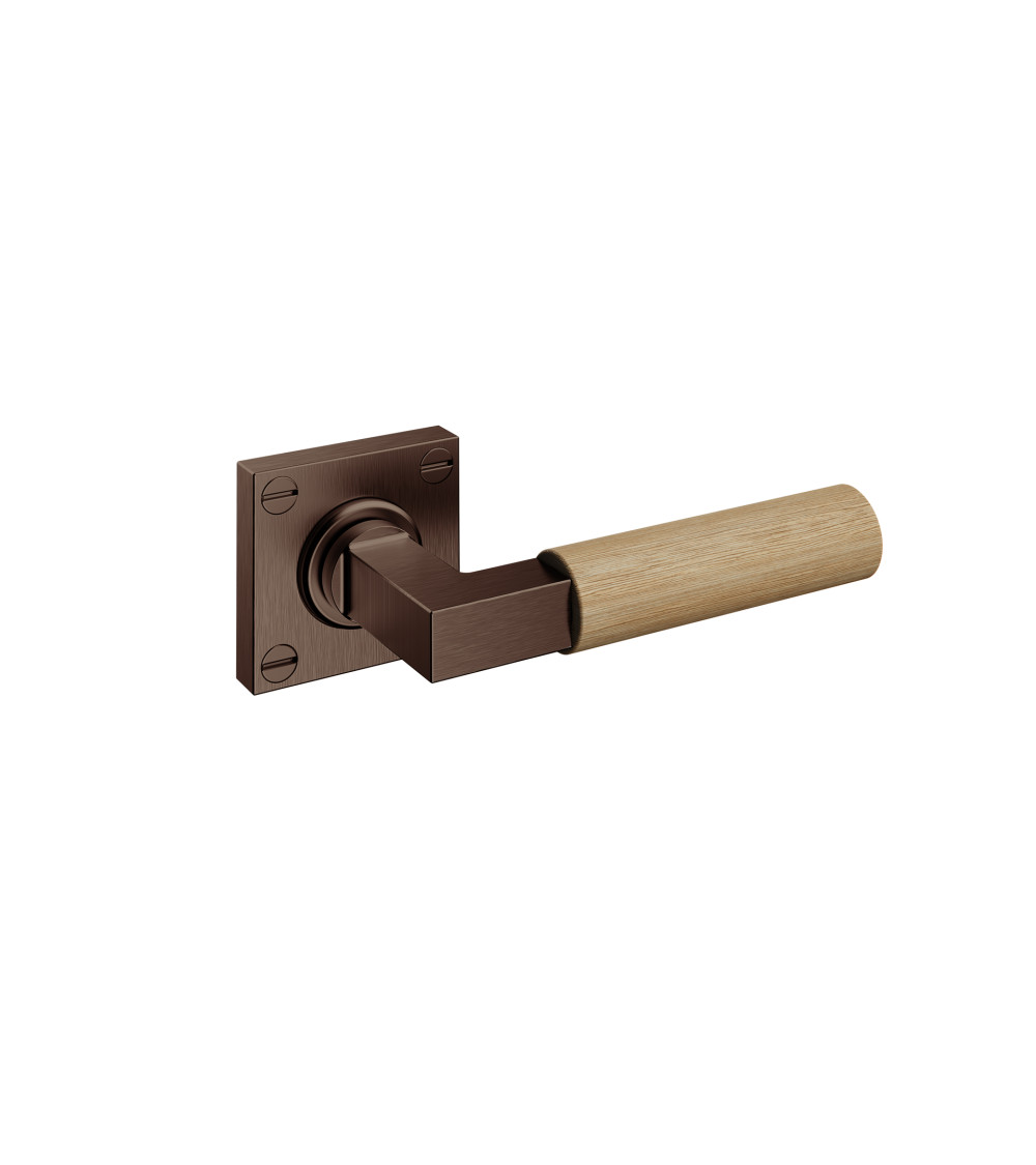 Poignée de porte en bois Bauhaus - chêne