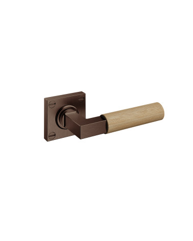 Poignée de porte en bois Bauhaus - chêne