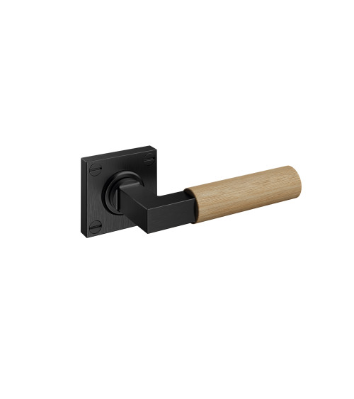 Poignée de porte en bois Bauhaus - chêne