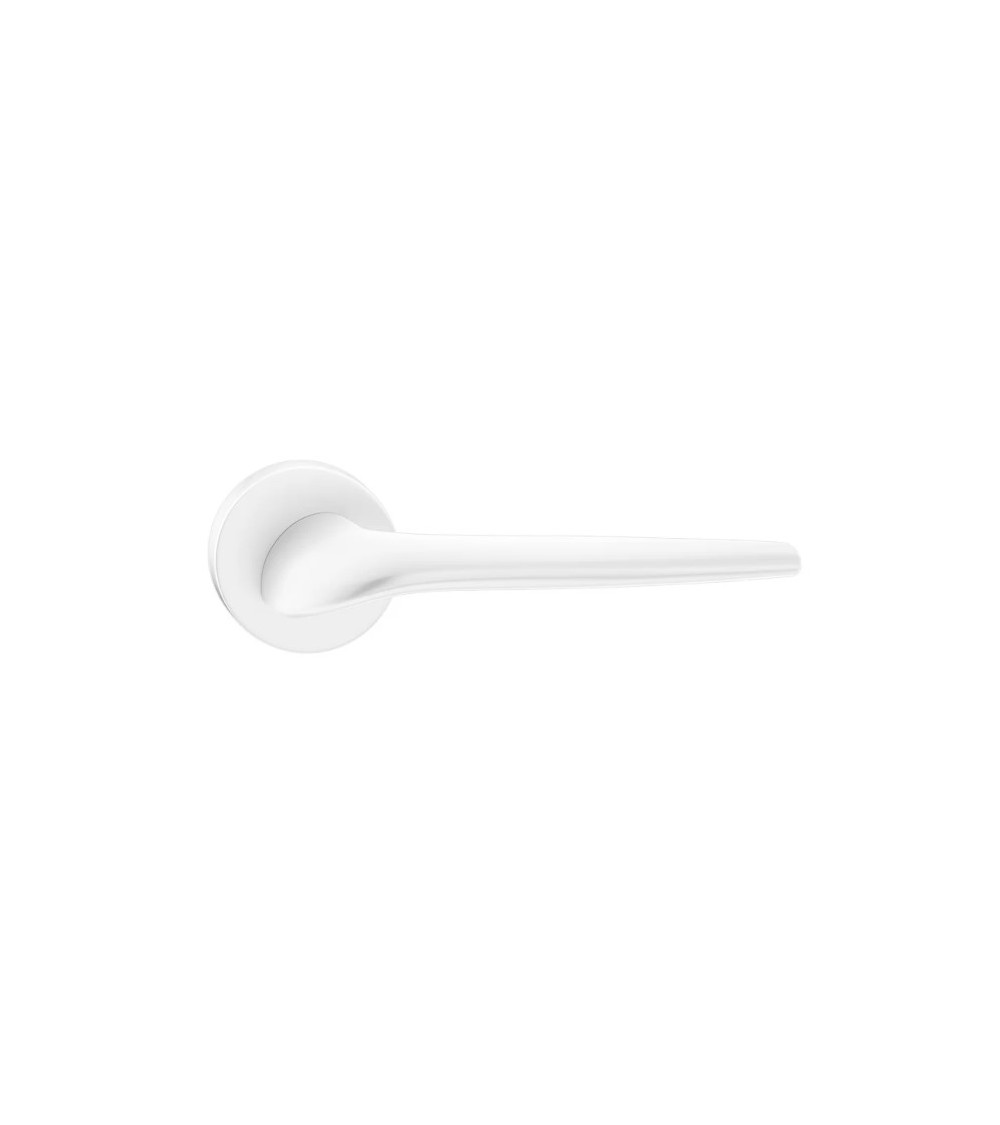 Poignées de porte blanche SOFT ronde