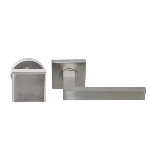 Ensemble de poignées palières inox massif pour usage intensif - model Majestea/Quatre