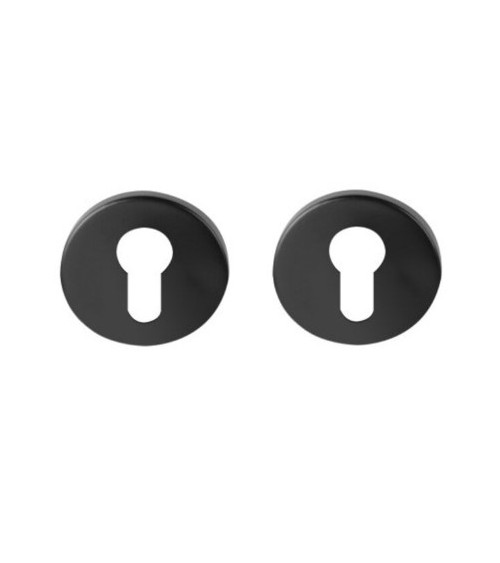 Rosace de porte clef à barillet pour Formani Basics noire