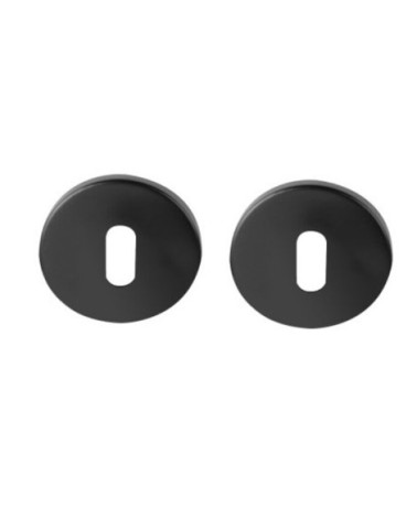 Rosace de porte clef de chambre pour Formani Basics noire