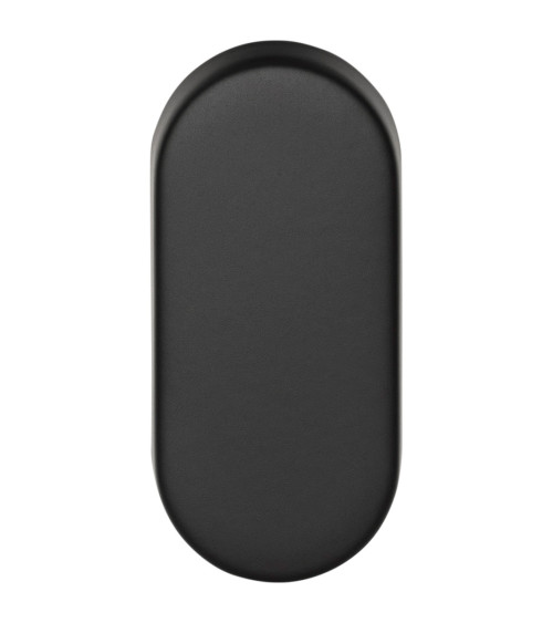 Rosace de porte ovale aveugle pour Formani Basics noire