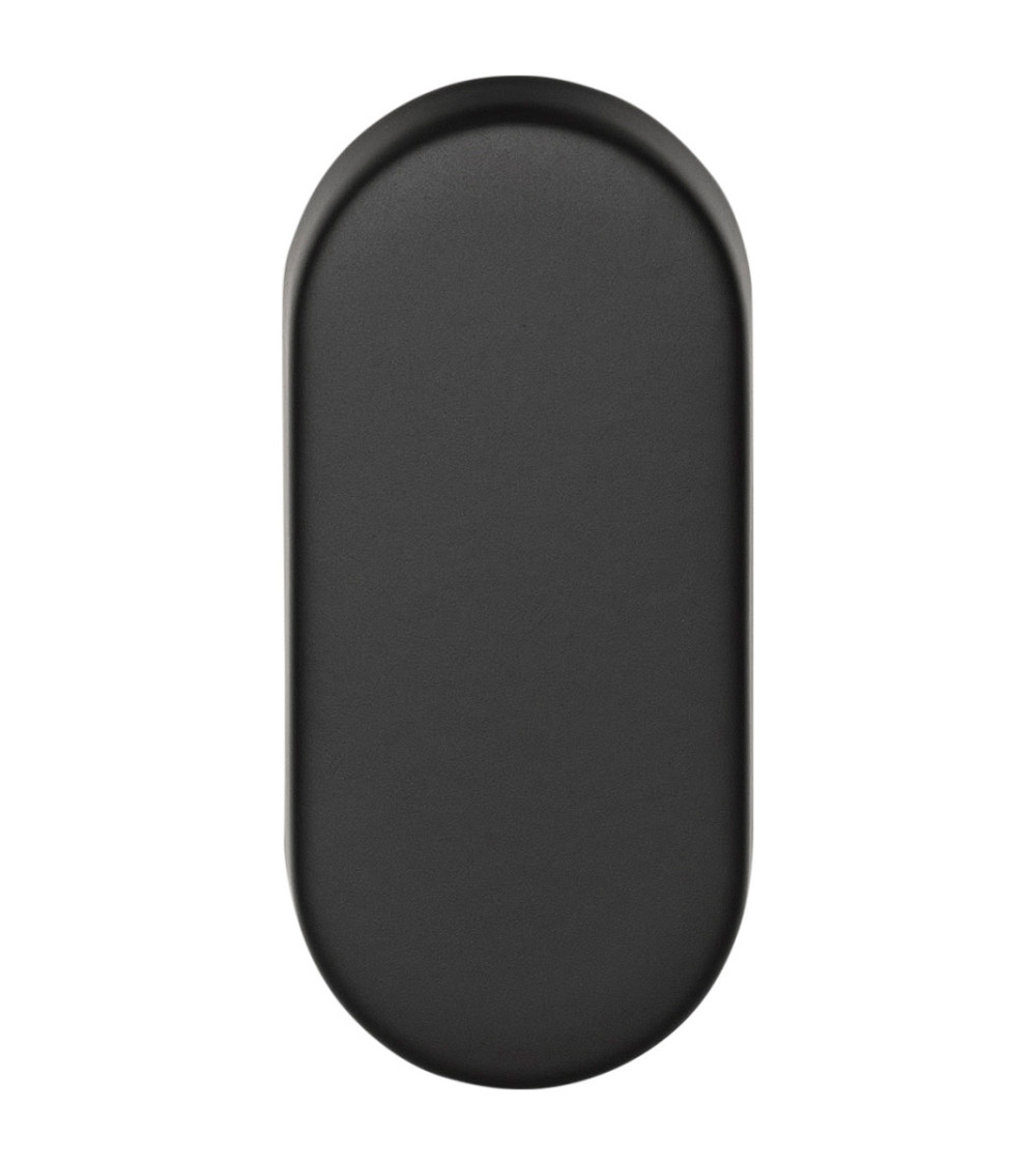 Rosace de porte ovale aveugle pour Formani Basics noire