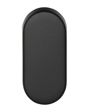 Rosace de porte ovale aveugle pour Formani Basics noire