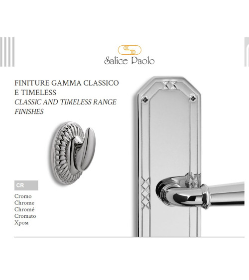 2 Boutons de meuble en verre Salice Paolo ASTER sur fond blanc