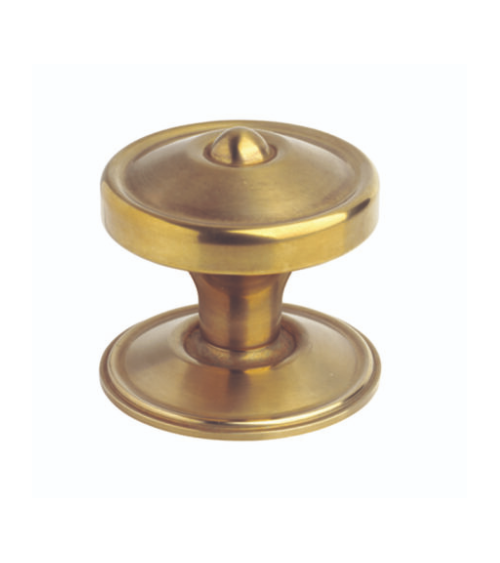 Bouton de porte lyonnais laiton vieilli