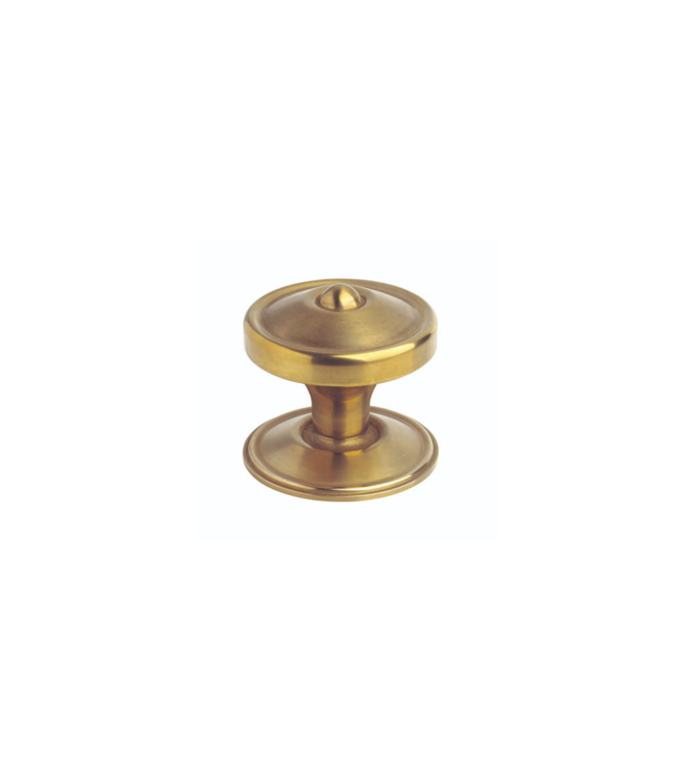 Bouton de porte lyonnais laiton vieilli