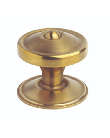 Bouton de porte lyonnais laiton vieilli