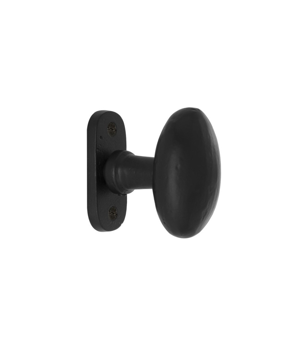 Bouton de porte chromé en fer 1020 -  poignée design
