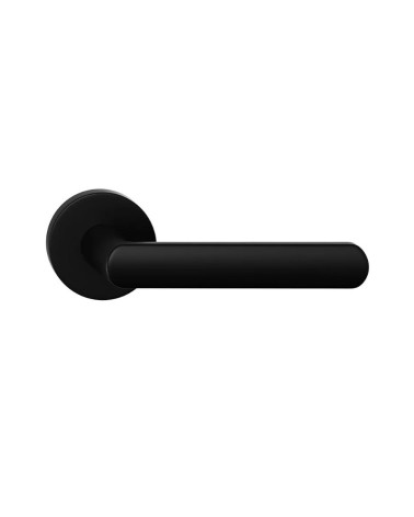 Poignée de porte ICONE ronde noire mat