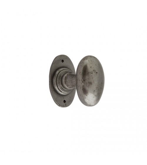 Bouton de porte chromé en fer 1020 -  poignée design