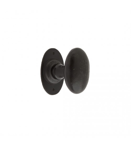 Bouton de porte chromé en fer 1020 -  poignée design