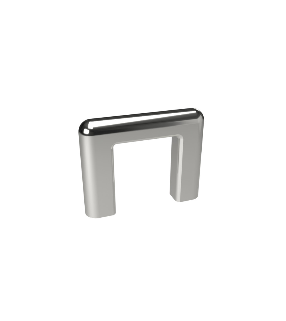 Poignée de meuble chrome poli NOX poignée design