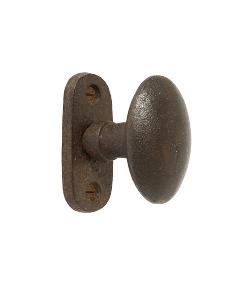 Bouton de porte rouille en fer 1018 -  poignée design