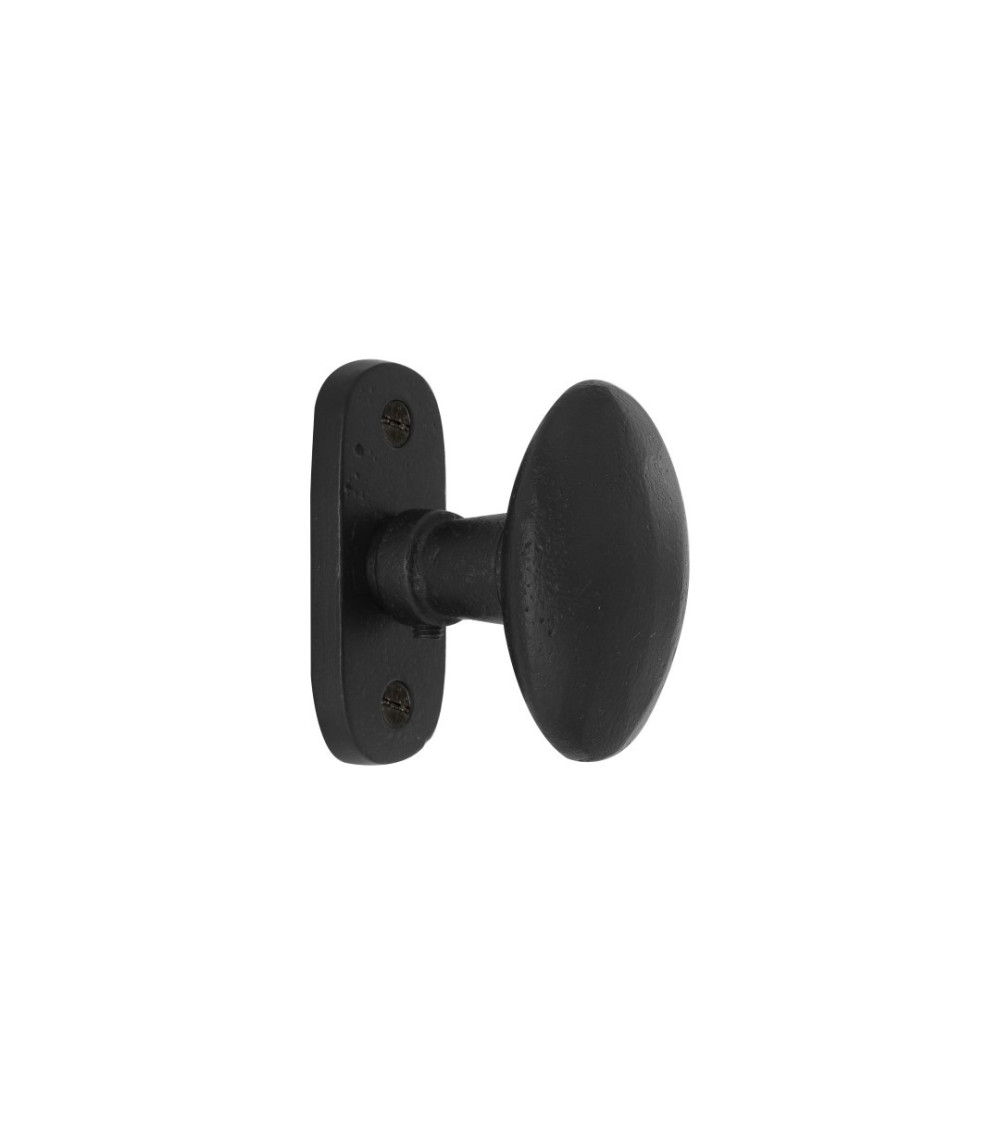 Bouton de porte chromé en fer 1018 -  poignée design
