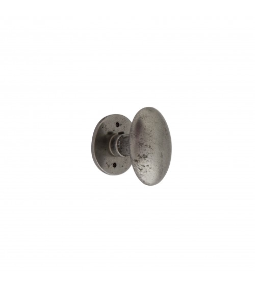Bouton de porte chromé en fer 1018 -  poignée design