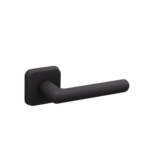 Poignée de porte noire mat NOX carrée poignée design