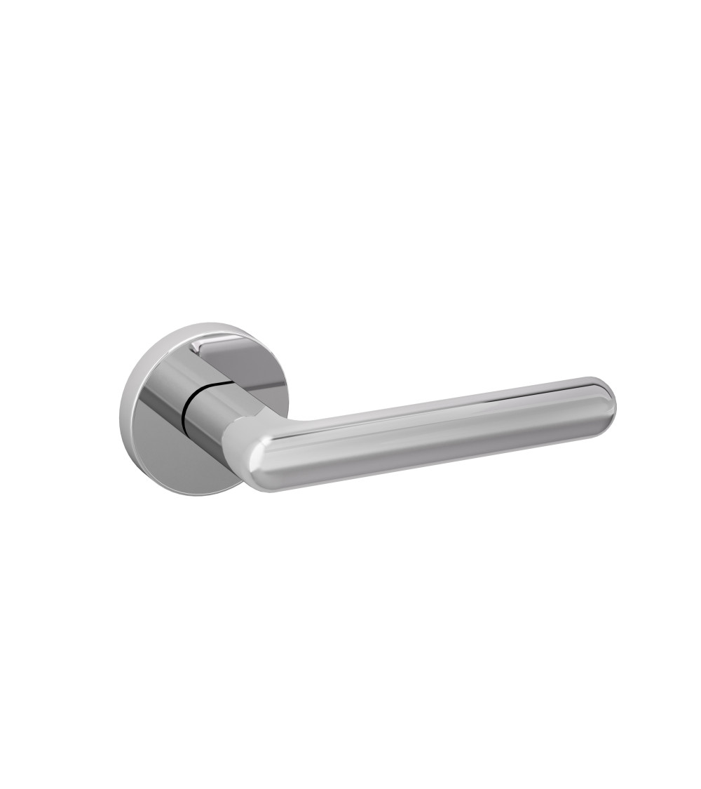 Poignée de porte chrome poli NOX quincaillerie design