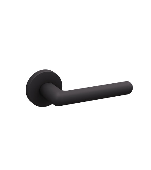 Poignée de porte noire mat NOX quincaillerie design