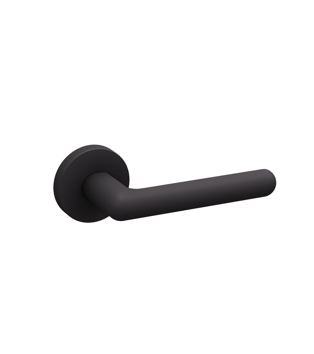 Poignée de porte noire mat NOX quincaillerie design