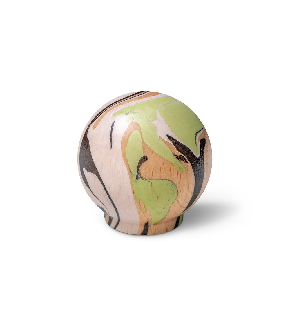 Bouton de meuble en bois de hêtre Réséda