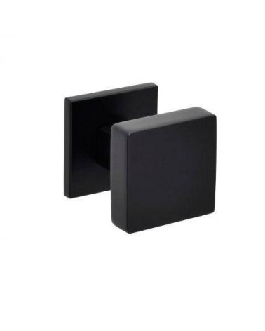 Bouton de porte carrée de couleur noire