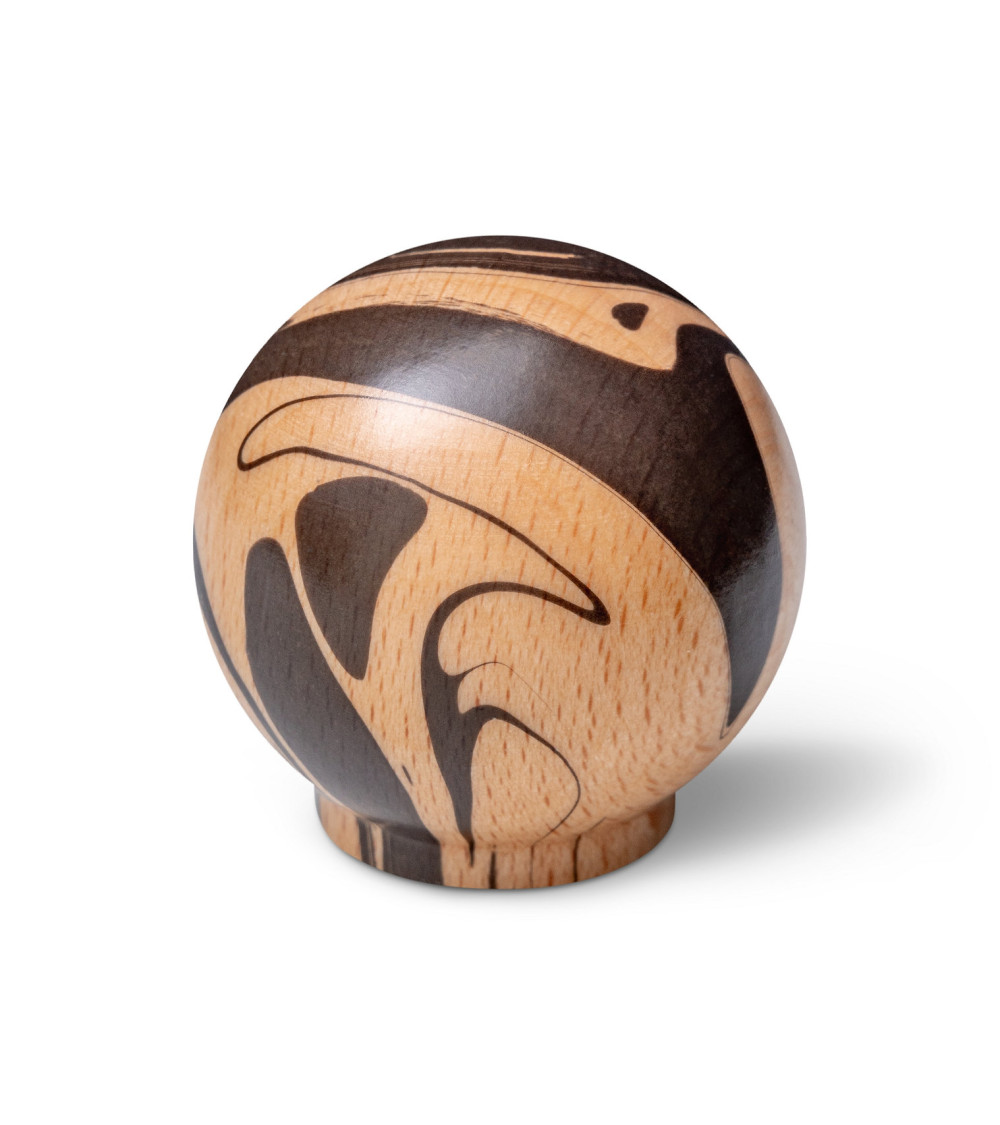Bouton de meuble en bois de hêtre Américain
