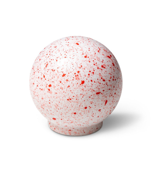 Bouton de meuble en bois de hêtre Mousse aux framboises Mélange par Blanc