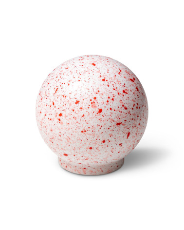 Bouton de meuble en bois de hêtre Mousse aux framboises Mélange par Blanc