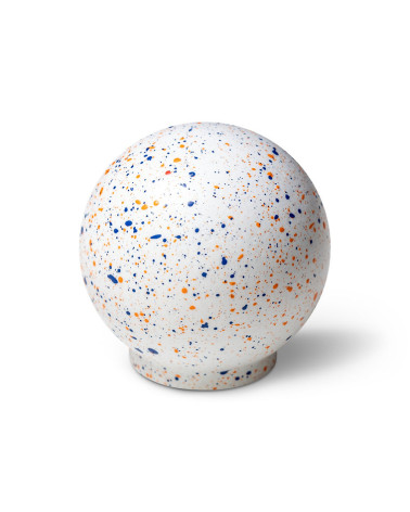 Bouton de meuble en bois de hêtre Mélange - Blanc bleu orange