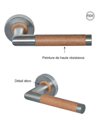 deux poignées Listrac vue de côté