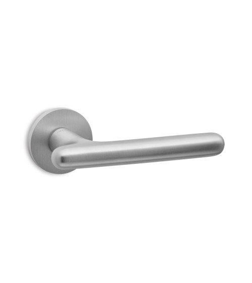Poignée de porte Chrome Satiné Ento Contact