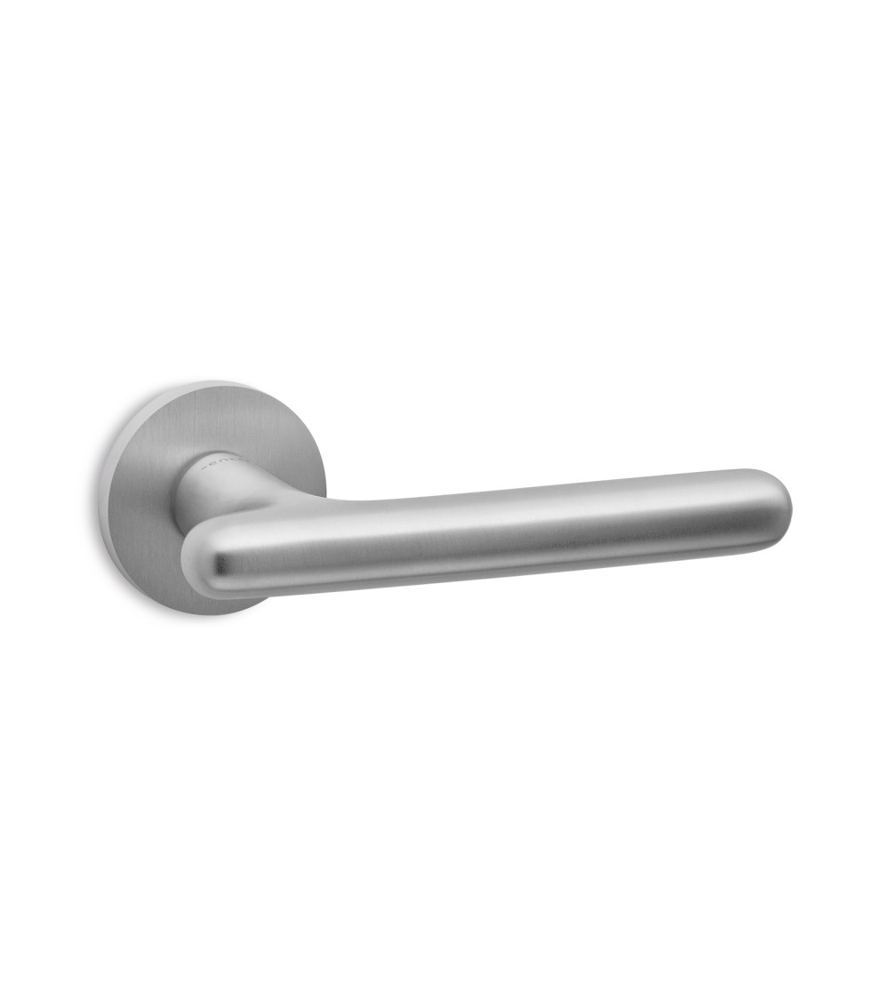 Poignée de porte Chrome Satiné Ento Contact