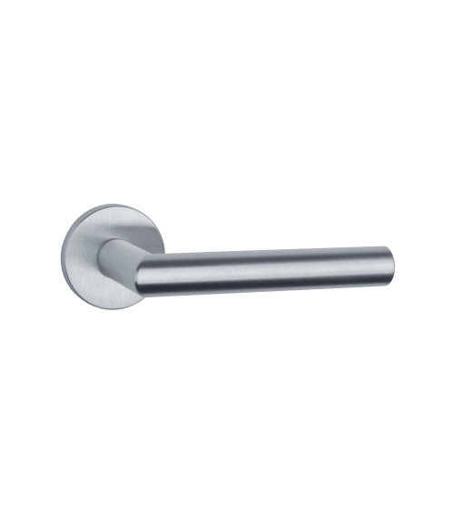 Poignée de porte couleur chrome satiné ARABIS poignée design
