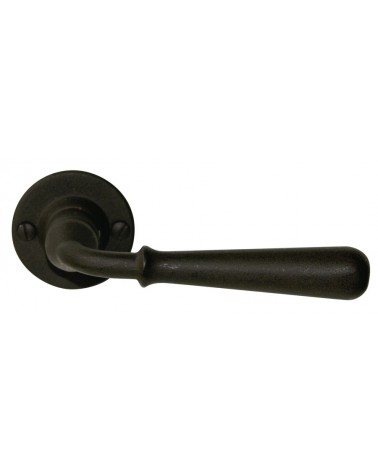 Poignée de porte couleur noire HINON ronde -  poignée design