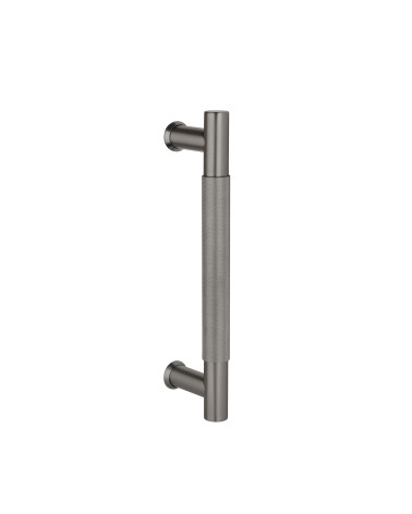 Poignée de tirage simple texturée pour porte 1770 finition anthracite poignée design