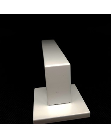Poignée de porte couleur blanche WARNA poignée design vue zoomée