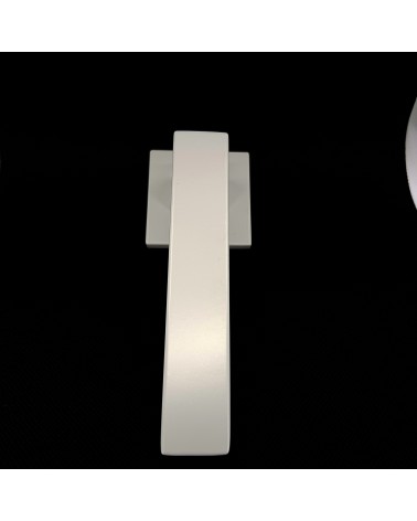 Poignée de porte couleur blanche WARNA poignée design vue de dos