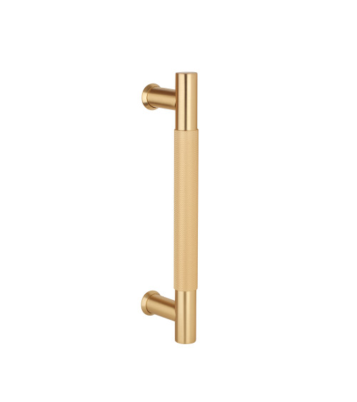 Poignée de tirage simple texturée pour porte  1770 finition or mat poignée design